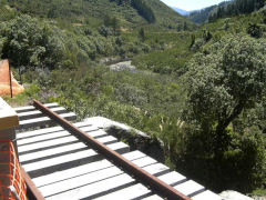 
Pakuratahi ford and the reconstructed bridge, 2003